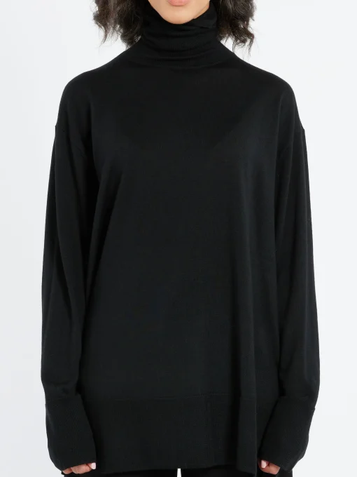 Online - Merino Wool Turtleneck in Women Tops & Blouses | Knitwear