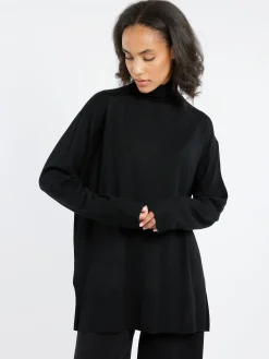 Online - Merino Wool Turtleneck in Women Tops & Blouses | Knitwear