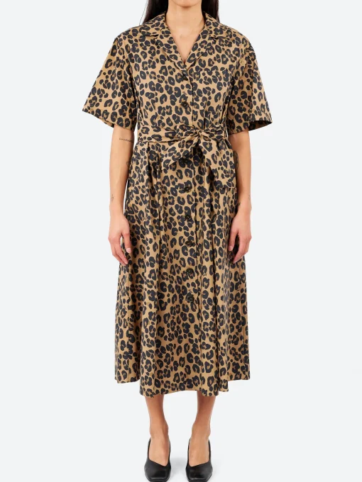 Online - Tie Waist Dress in Women Dresses