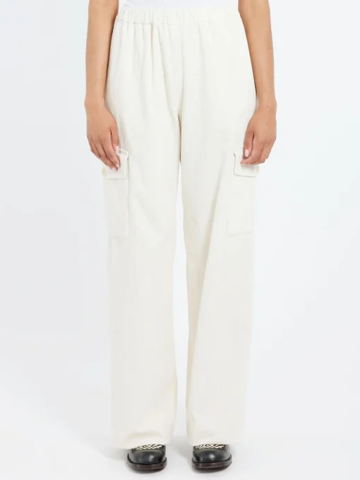New - Wide Corduroy Trousers in Women Pants