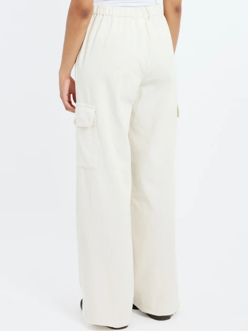New - Wide Corduroy Trousers in Women Pants
