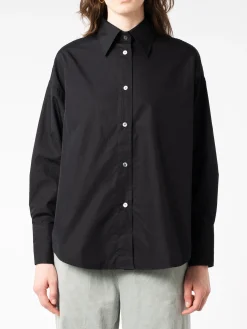 Fashion - Bernarda Shirt in Black Women Tops & Blouses | Button-Ups