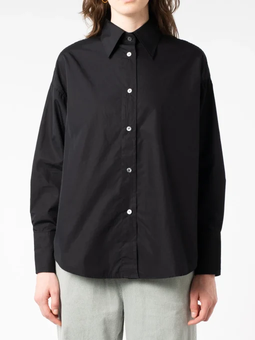 Fashion - Bernarda Shirt in Black Women Tops & Blouses | Button-Ups