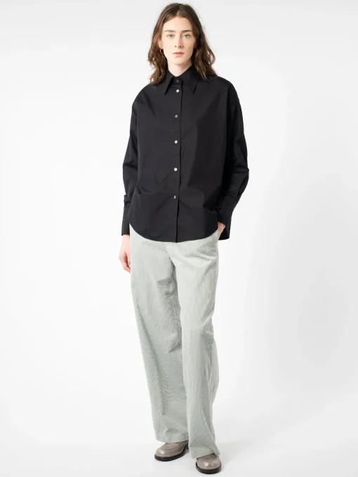 Fashion - Bernarda Shirt in Black Women Tops & Blouses | Button-Ups