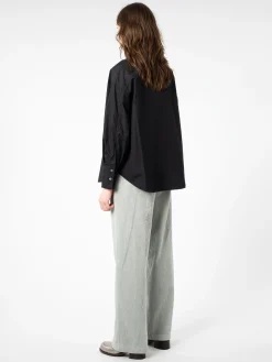 Fashion - Bernarda Shirt in Black Women Tops & Blouses | Button-Ups