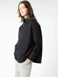 Fashion - Bernarda Shirt in Black Women Tops & Blouses | Button-Ups