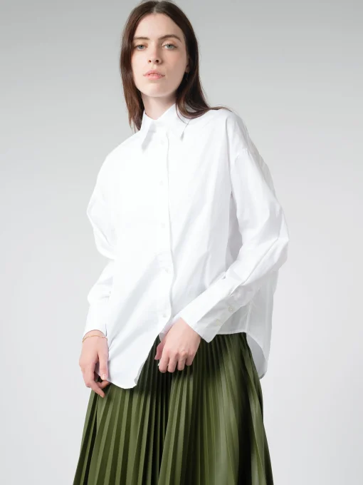 Fashion - Bernarda Shirt in White Women Tops & Blouses | Button-Ups