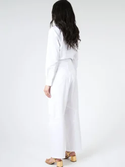 Sale - Casy Bodysuit Shirt in Bianco Women Intimates