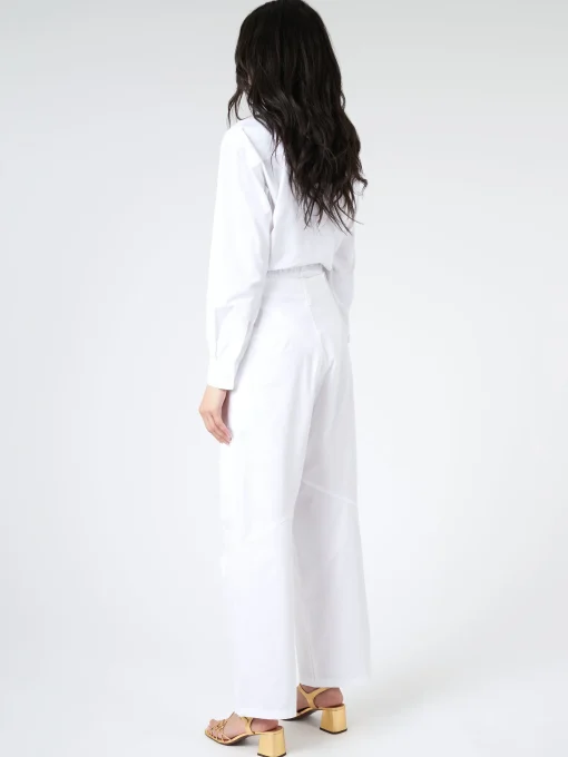 Sale - Casy Bodysuit Shirt in Bianco Women Intimates