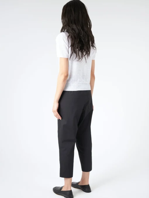Hot - Cleo Knit Polo in Bianco Women Tops & Blouses