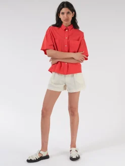 New - Curtis Short in Ecru Women Shorts