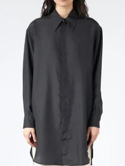 Hot - Lela Shirt in Nero Women Tops & Blouses