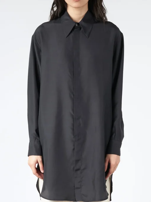 Hot - Lela Shirt in Nero Women Tops & Blouses