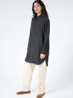 Hot - Lela Shirt in Nero Women Tops & Blouses