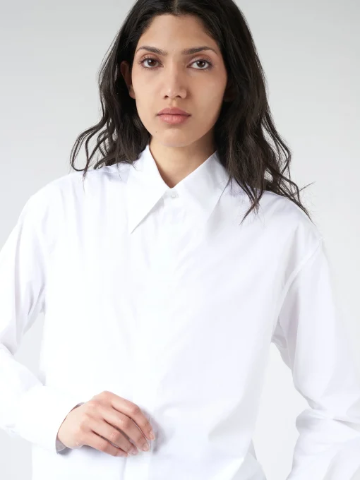 Sale - Lela Shirt in Bianco Women Tops & Blouses