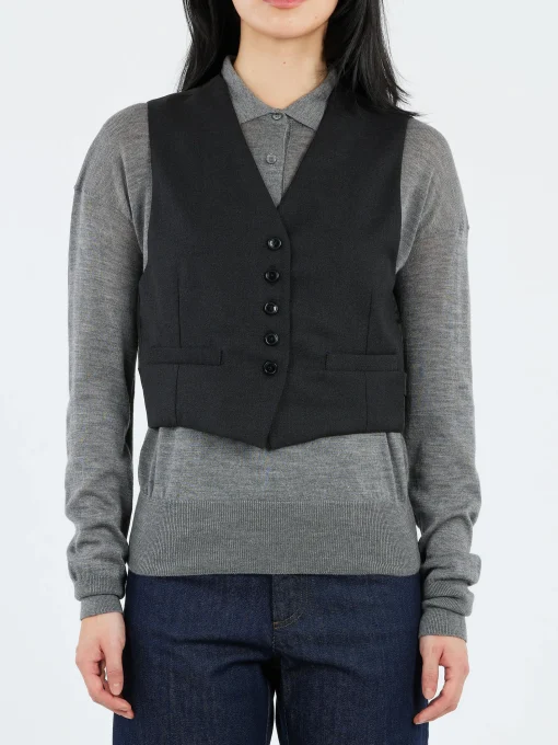 Best - Nello Vest in Women Outerwear