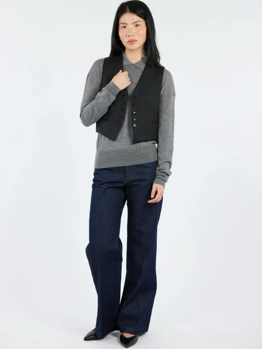Best - Nello Vest in Women Outerwear