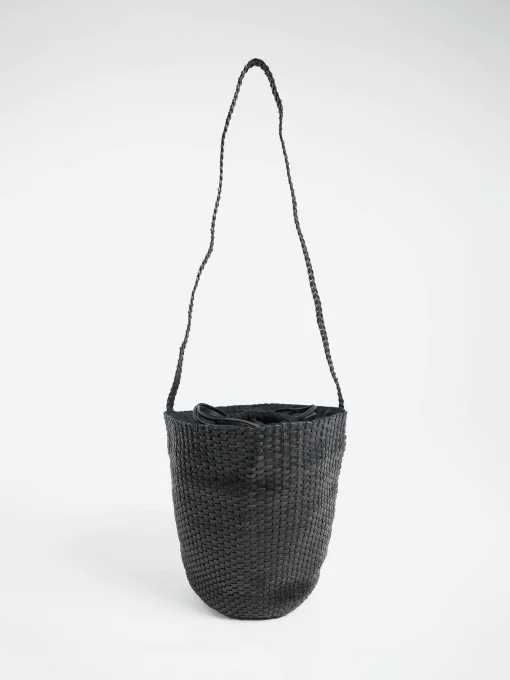 Best - Secchiello Braided Bag in Nero Women Bags | Belts