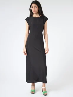 Clearance - Tessa Dress in Nero Women Overalls & Jumpsuits | Dresses