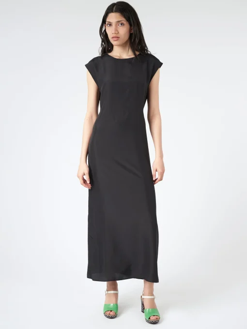 Clearance - Tessa Dress in Nero Women Overalls & Jumpsuits | Dresses