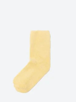 Outlet - Buckle Over Ankle Socks in Bog Yellow Women Socks & Hosiery | Belts