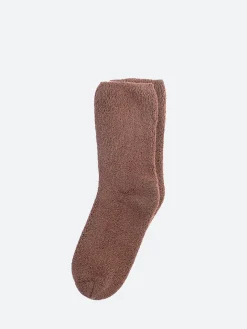 Clearance - Buckle Over Ankle Socks in Brown Women Socks & Hosiery | Belts