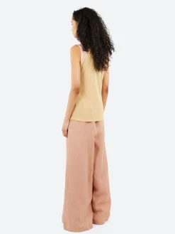 Discount - Gene Tank in Hen Yellow and Buio Pink Women Tops & Blouses