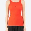 Online - Heart Tank in My Red Women Tops & Blouses