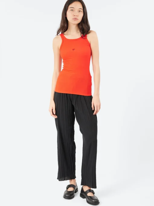 Online - Heart Tank in My Red Women Tops & Blouses