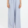 Clearance - Limber Pants in Red Blue Stripe Women Pants
