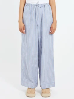 Clearance - Limber Pants in Red Blue Stripe Women Pants