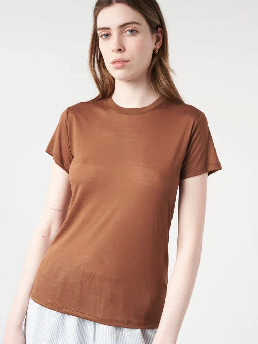 Best - Lyocell Tee Shirt in Women Tops & Blouses | T-Shirts