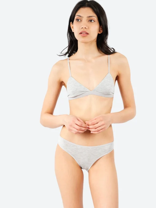Hot - Mississippi Bra in Grey Melange Women Intimates