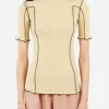 Hot - Omato 3/4 Tee in Hen Yellow Women Tops & Blouses | T-Shirts