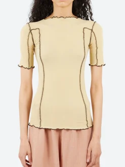 Hot - Omato 3/4 Tee in Hen Yellow Women Tops & Blouses | T-Shirts