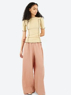 Hot - Omato 3/4 Tee in Hen Yellow Women Tops & Blouses | T-Shirts