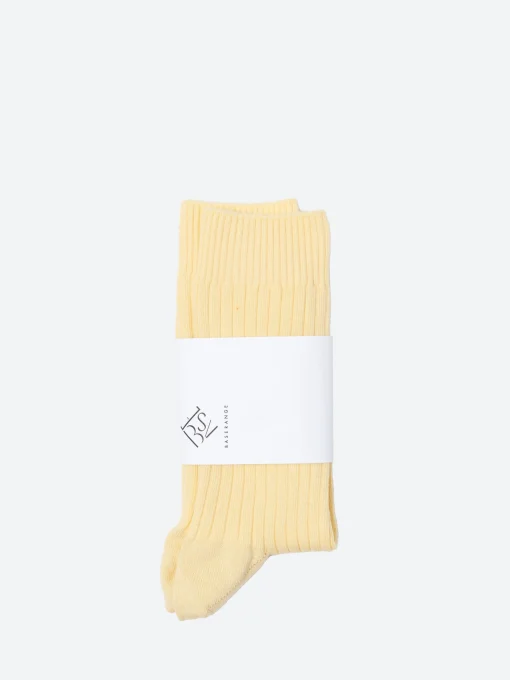 Hot - Rib Overankle Socks in Bog Yellow Women Socks & Hosiery | Belts
