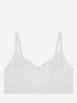 Sale - Soft Bra in Grey Melange Women Intimates