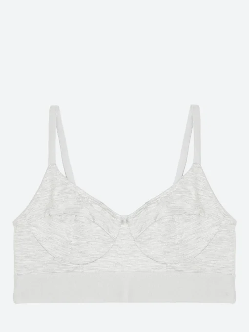 Sale - Soft Bra in Grey Melange Women Intimates