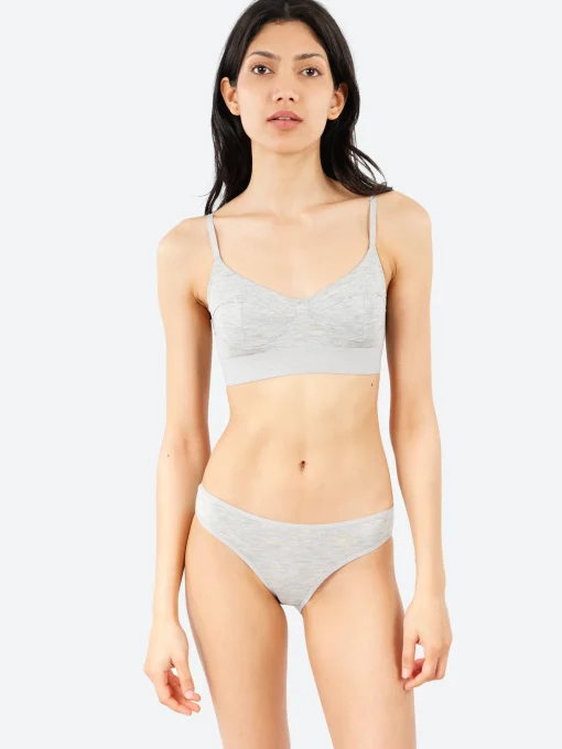 Sale - Soft Bra in Grey Melange Women Intimates