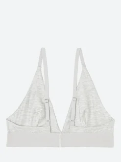Fashion - Triangle Bra in Grey Melange Women Intimates