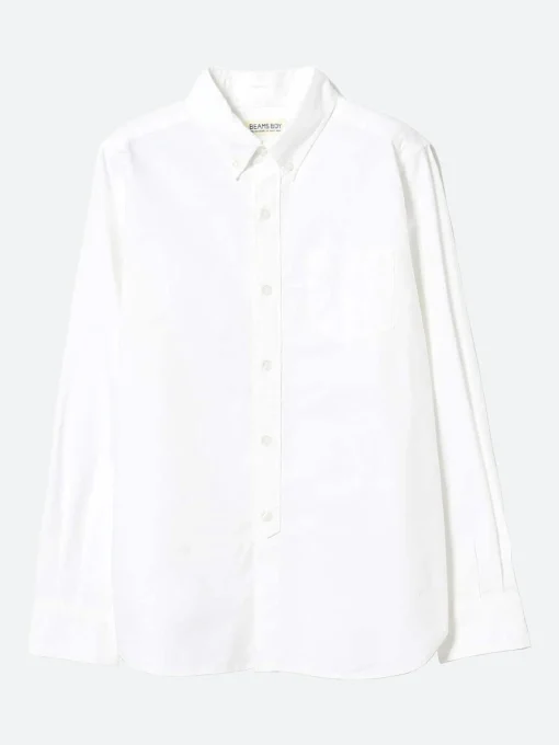 Fashion - BB Embroidery Oxford BD Shirt in White Women Tops & Blouses | Overalls & Jumpsuits