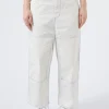 Best - Double Knee Painter Pants in Off White Women Pants