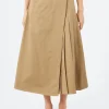 Hot - Pleated Wrap Skirt in Women Skirts