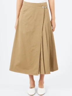 Hot - Pleated Wrap Skirt in Women Skirts