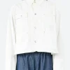 Hot - Short Coverall Jacket in Off White Women Outerwear