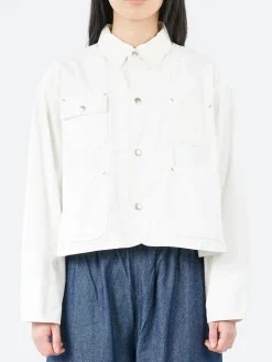 Hot - Short Coverall Jacket in Off White Women Outerwear