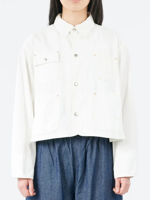 Hot - Short Coverall Jacket in Off White Women Outerwear