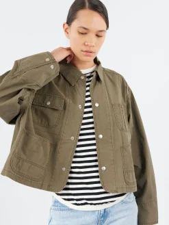 New - Short Coverall Jacket in Women Outerwear
