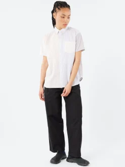 New - Short Sleeve Button Down Shirt in Women Tops & Blouses | Button-Ups